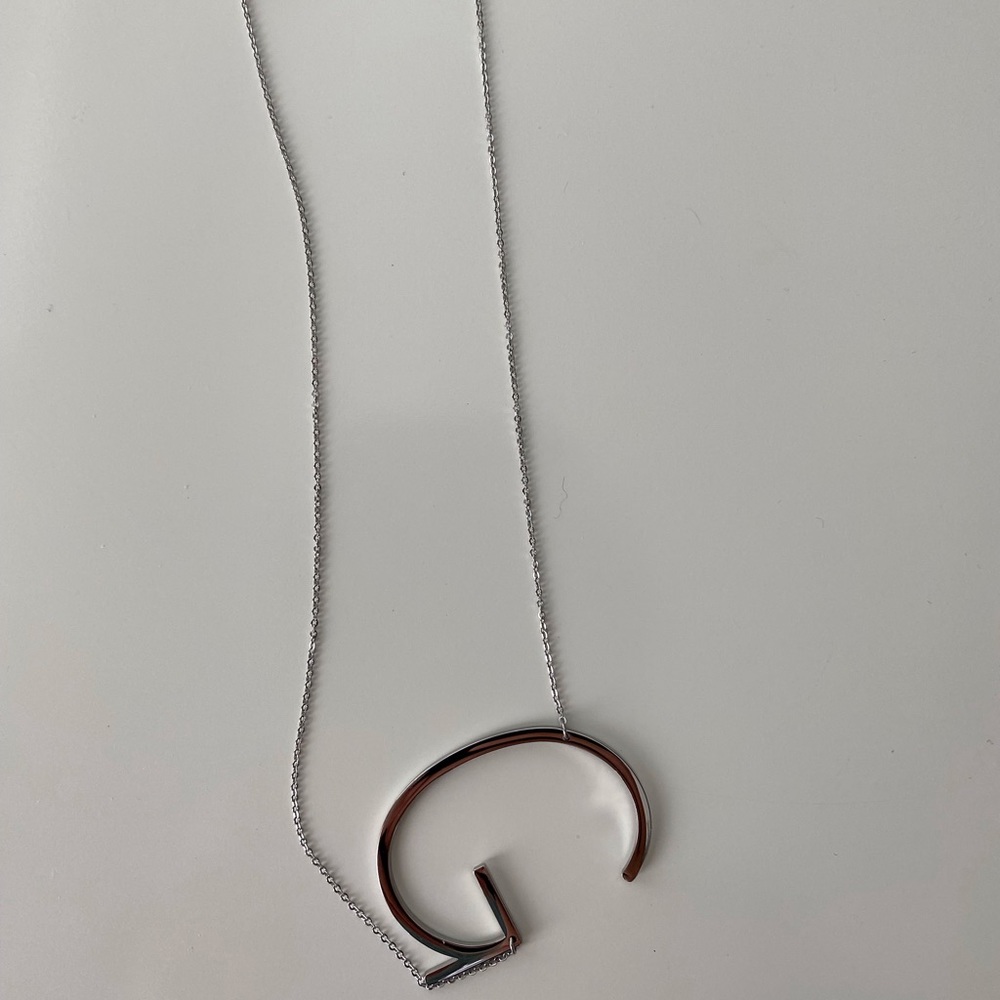 *NEW* Jonesy Wood initial necklace “G”